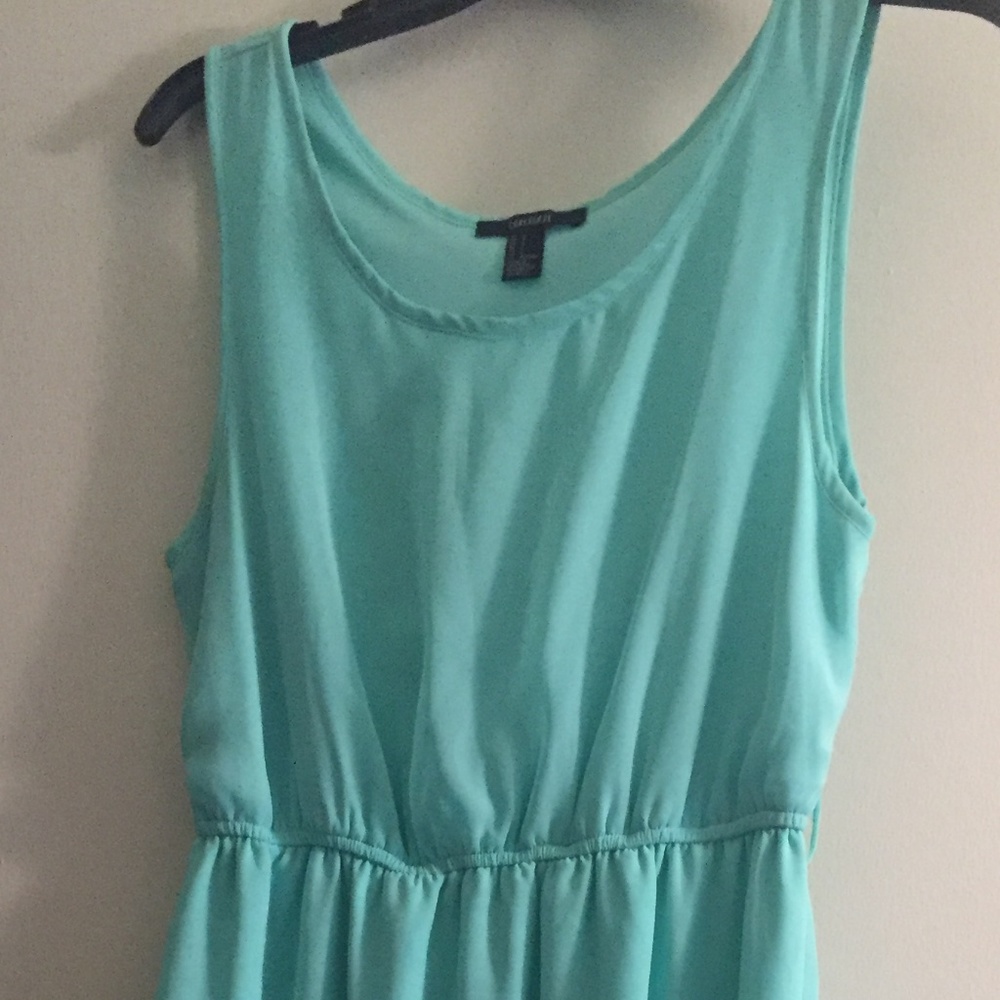turquoise summer dress